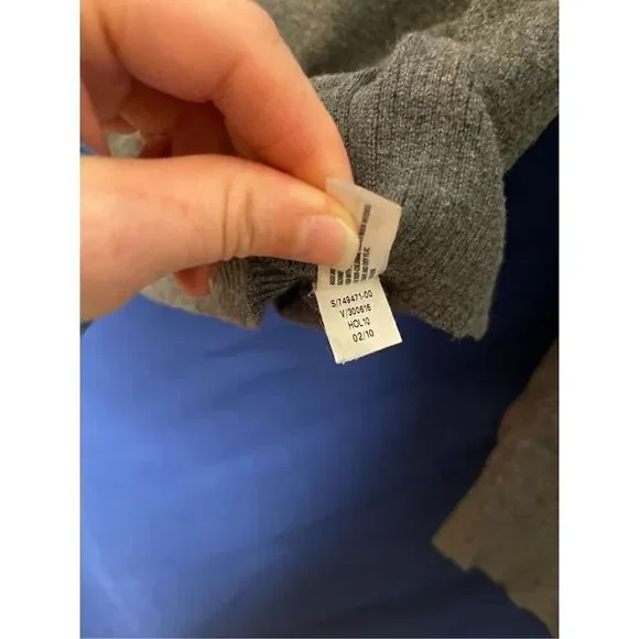 Gap Grey Cotton Turtleneck L - Picture 7 of 7
